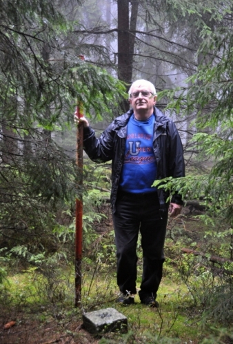Vrchol Vysoký hřbet (1 078 m n. m.).