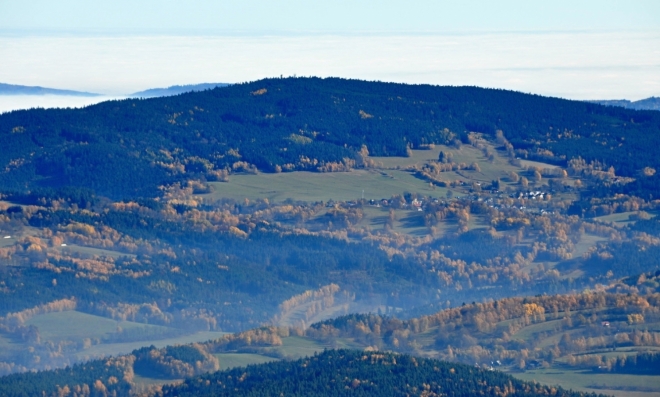 Libín (1 090 m n. m.).