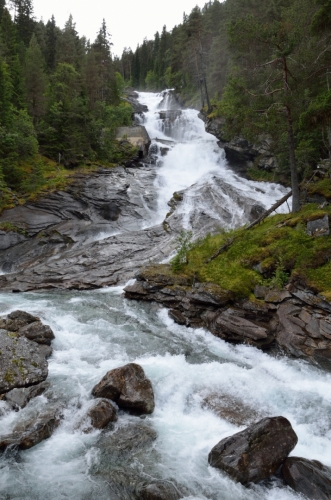 Pohledu na Vermafossen se nemůžeme nabažit.