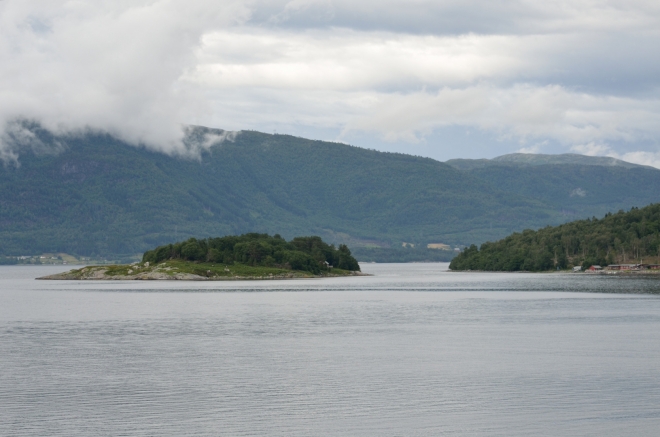 Výhled na Langfjorden