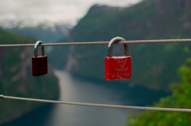 Sonja & Daniel, navždy „zamčeni“ na Geirangerfjordu