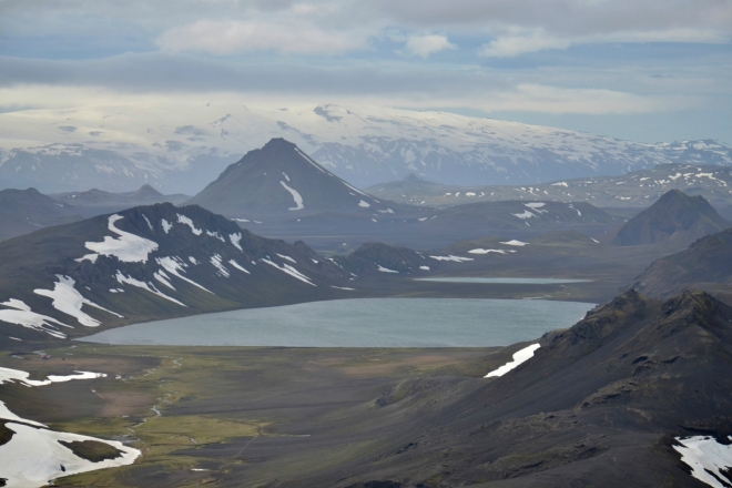 Álftavatn a v pozadí Mýrdalsjökull