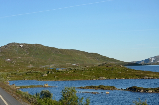 Jezero Ståvatn a jeho modř