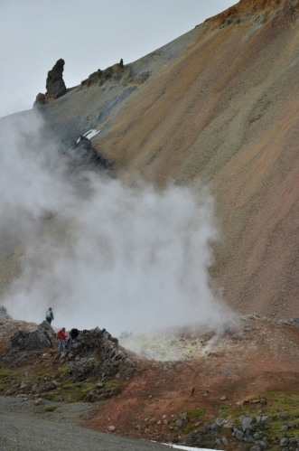 Solfatara pod Brennisteinsaldou