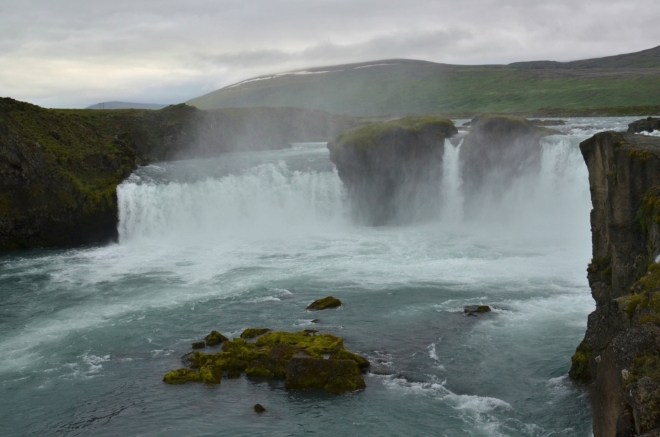 Goðafoss neboli božský vodopád.