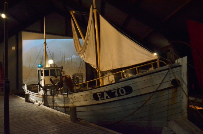 Rybářské lodě v muzeu