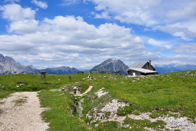 Rozlehlá planina byla za l. sv. války velkým bojištěm.