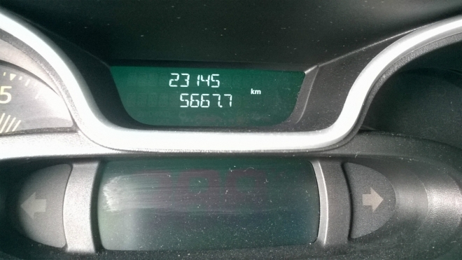Na tachometru svítí finálních 5667 km.