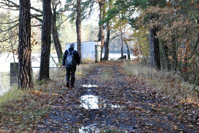 U Blanského rybníka.