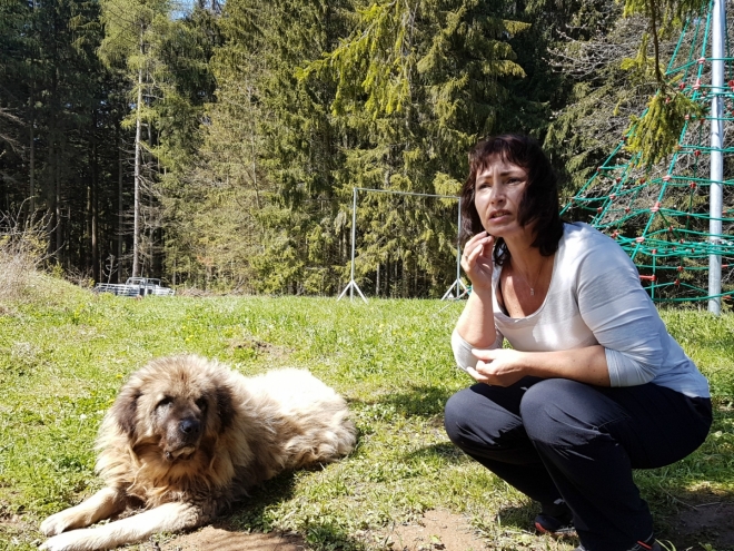 Zatímco na mě psi útočí, Martina si je vždy ochočí.