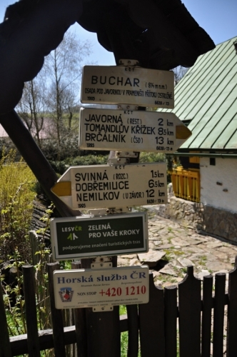 Buchar rozcestník.