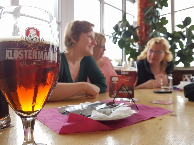 S Klostermannem v hospodě na Javorníku.