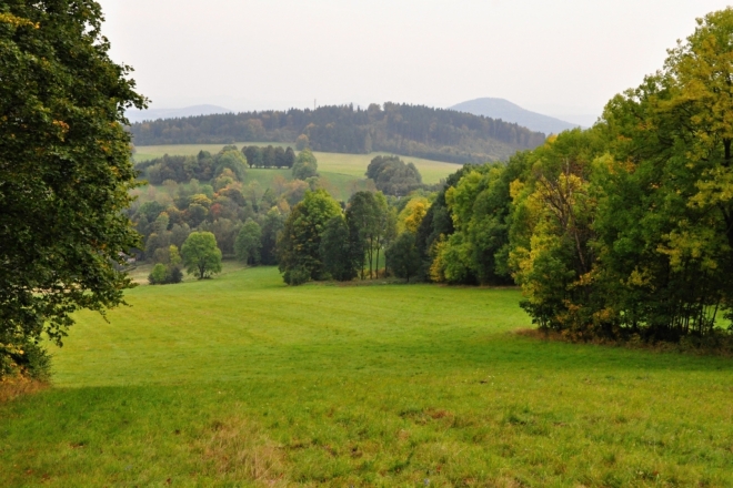 Pastviny nad Horní Světlou.