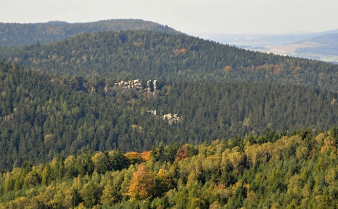 Skály Straßbergu - Liščí kazatelna.