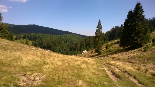 Nad říčkou Gărdişoara.