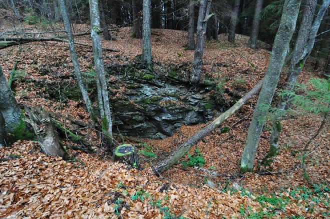 Štoly zůstsly skryty pod zemí.