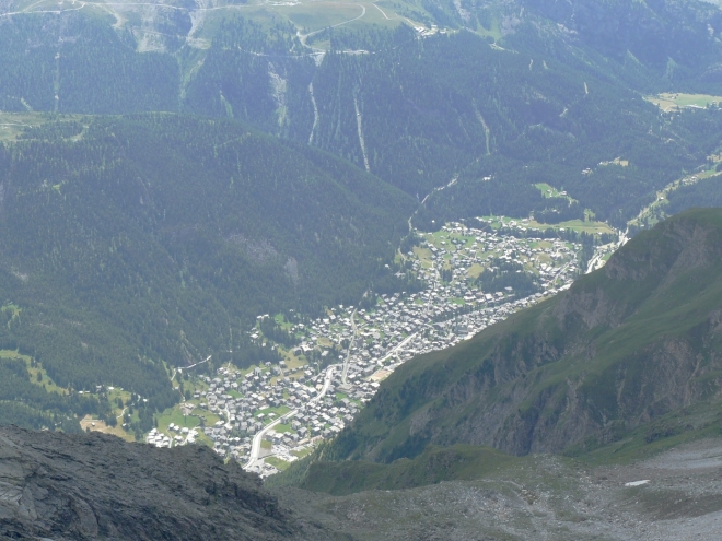 Vysokohorské městečko Zermatt