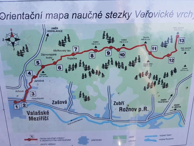 Procházíme Veřovické vrchy...