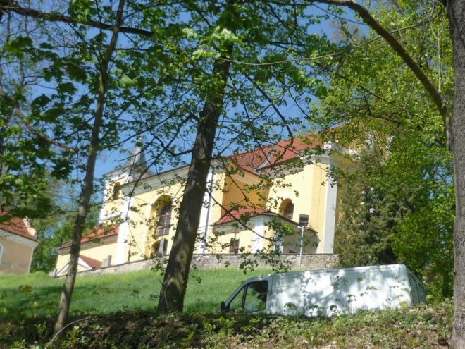 Chrámová loď kostela