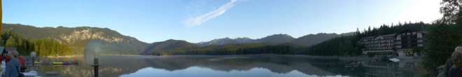 Panoramatický pohled na Eibsee
