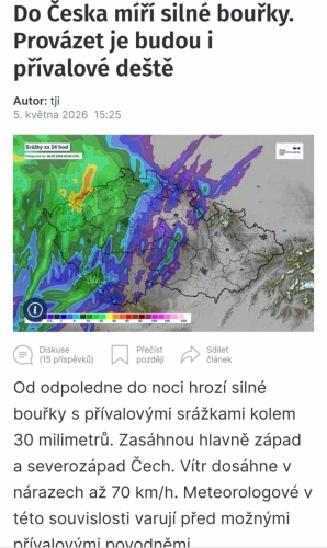 Předpověď je jasná...