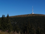 Vlastně až na poslední den si necháváme rozhlednu na Pradědu a Švýcárnu, horskou chatu na hřebenu k Červenohorskému sedlu.