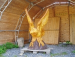Na cestu domů jsme dostali typ na návštěvu jedné zvláštní galerie. Je to Pradědova galerie a rozkládá v Jiříkově na rozloze čtyř hektarů. Během prohlídky můžete shlédnout 250 vyřezaných plastik zvířat a hlavně chloubu řezbáře Halouzky - betlem v životní velikosti, který již čítá 138 soch a váží 20 tun. 