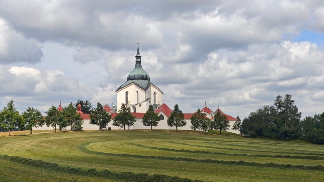 Kostel sv. Jana Nepomuckého na Zelené hoře.