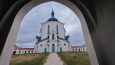 V areálu kostela na Zelené hoře...