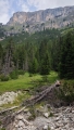 Konec údolí rovného jako stůl vystřídá les a říčka bez vody...