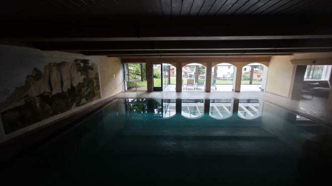 Bazén hotelu Solaia.