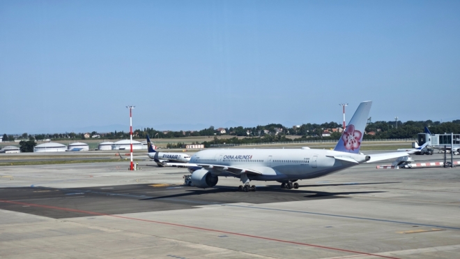 Odlétáme...
