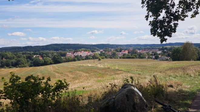 Výhled od Hradiště.
