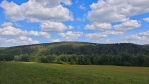 Pohled k Poněšické oboře od Karlova hrádku.