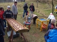 Kolem je jarmark a zajímavé starodávné hry.