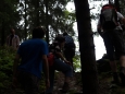 Z hradu stoupáme až k Panskému vrchu (834m).