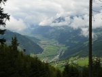 Pohled do údolí Zillertal