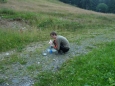 Večerní vaření v sedle Čertovica u dolní stanice lanovky.