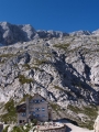 Horská chata u stanice lanové dráhy Kanin