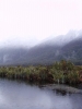 Mirror lakes, bohužel hory vidět nejsou