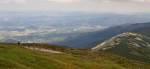 Pohled na Obří hřeben a hraniční Svorovou horu.