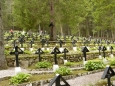 Hřbitov poblíž Monte Piana