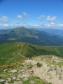 Hřeben mezi Hoverlou a Petrosem