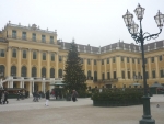 Schönbrunn s vánočním stromkem