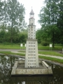 Miniatura Majáku na ostrově Faros (starověký div světa)
