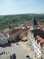 Pohled z věže na radnici