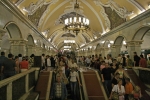 Moskevské metro - stanice Komsomolská