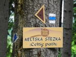Keltská stezka míří z Kubovy Hutě do Lčovic kolem Mařského vrchu. 