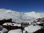 Naše první ráno ve Val Thorens