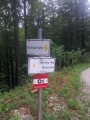 Ukazatele po cestě z Weichtalhaus na Kienthalerhütte